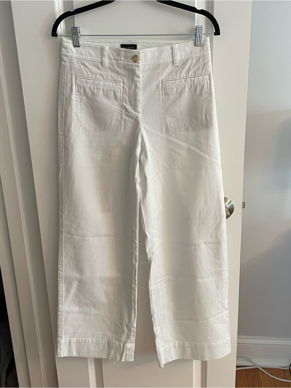 Talbots White Wide Leg Pants